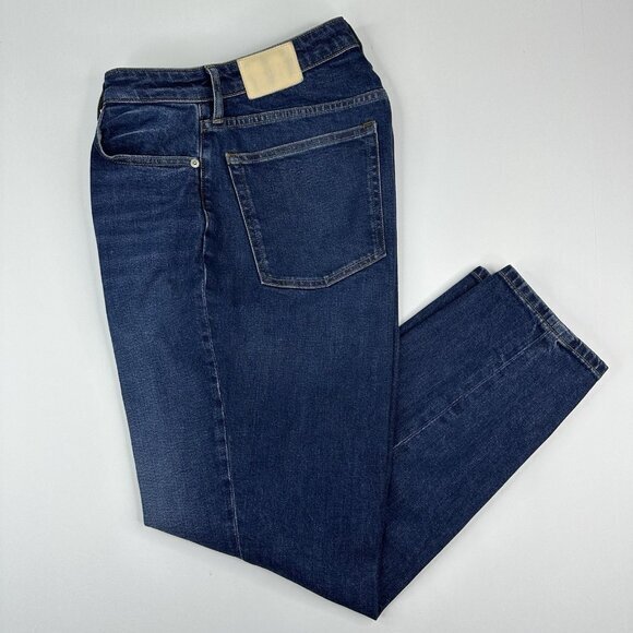 Everlane Women's Blue The Curvy Cheeky Straight Leg Designer Jean‎ W31.25/L27 S - Picture 2 of 13